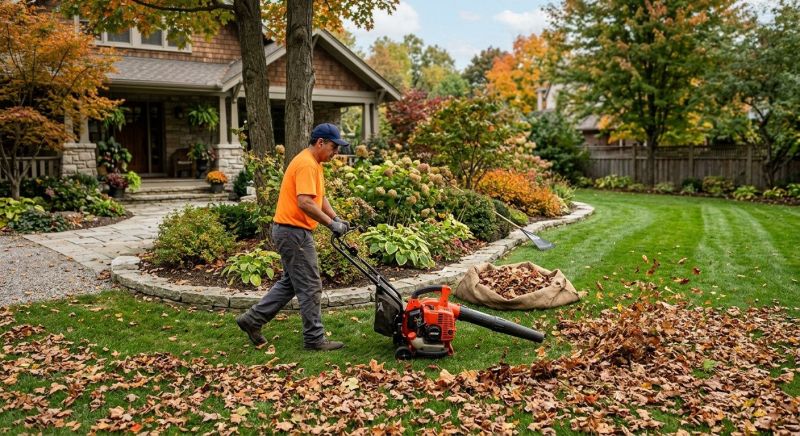 Autumn Leaf Removal in Ventura County, CA